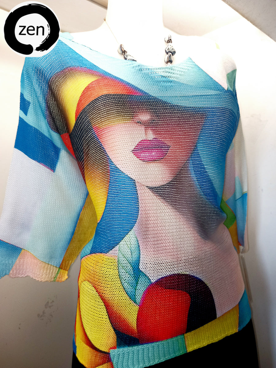 Blusa art pop