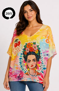 Thumbnail for Blusa art pop.
