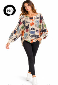Thumbnail for Blusa art pop