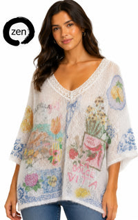 Thumbnail for Blusa art pop.