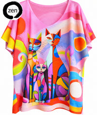 Thumbnail for Blusa art pop
