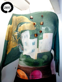 Thumbnail for Blusa art pop