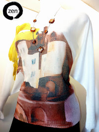 Thumbnail for Blusa art pop